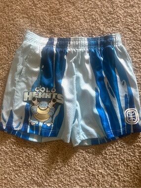 Overtime Cold Hearts Blastoise Athletic Shorts - Light Blue/Blue